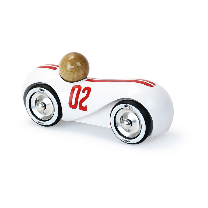 Vilac Dřevěné auto Streamline vintage bílé