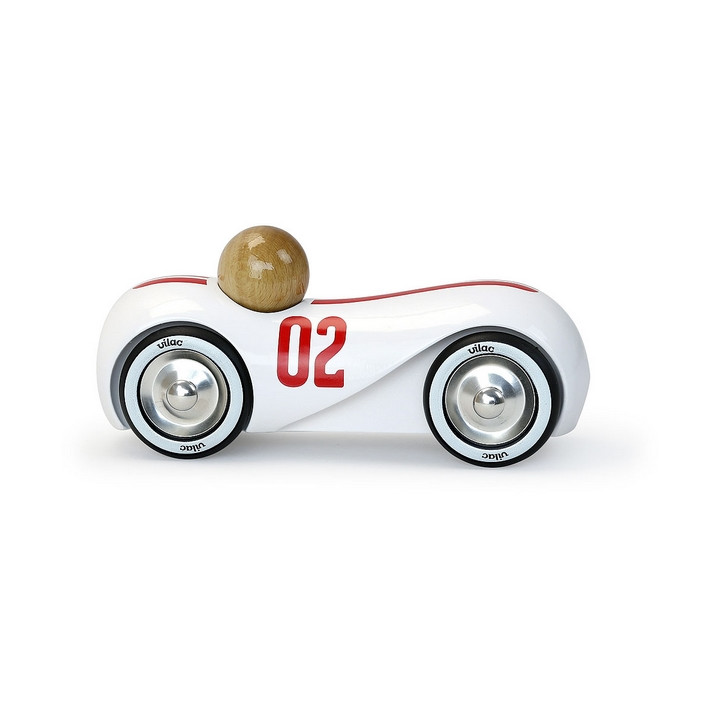 Vilac Dřevěné auto Streamline vintage bílé