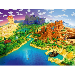 Ravensburger Minecraft: Svět Minecraftu 1500 dílků