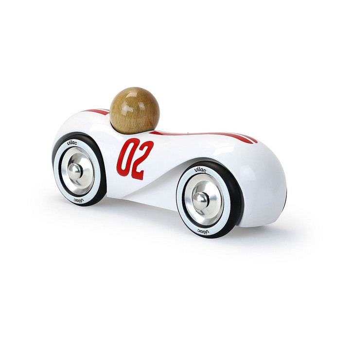 Vilac Dřevěné auto Streamline vintage bílé