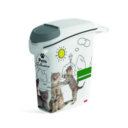CURVER Kontejner na krmivo Vzor kočky 23l/10kg