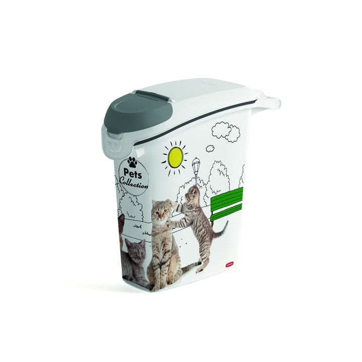 CURVER Kontejner na krmivo Vzor kočky 23l/10kg