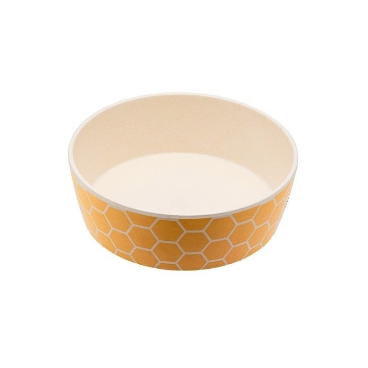 Miska pro psa, BecoBowl - Bambusová-honeycomb-L