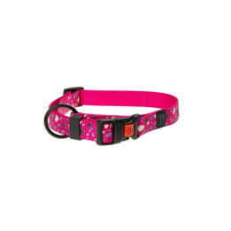 Karlie Obojek ASP Mix&Match růžový motiv CHIP velikost M 40-55cm 20mm