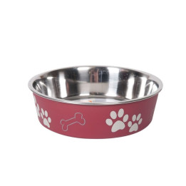 Karlie Miska nerezová s plastovým opláštěním červená 21cm 1500ml