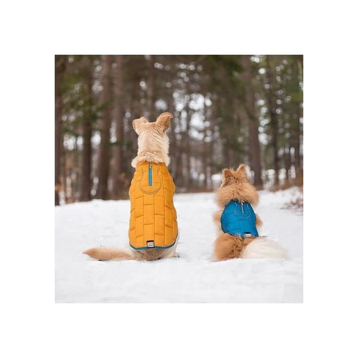 Kurgo® Loft Nepromokavá bunda pro psy Blue/Orange XS