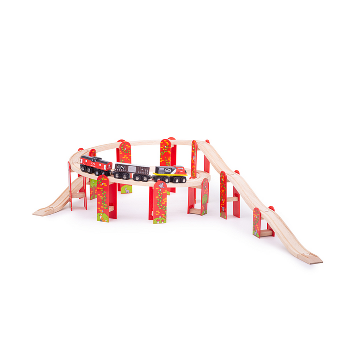 Bigjigs Rail Víceúrovňový set kolejí
