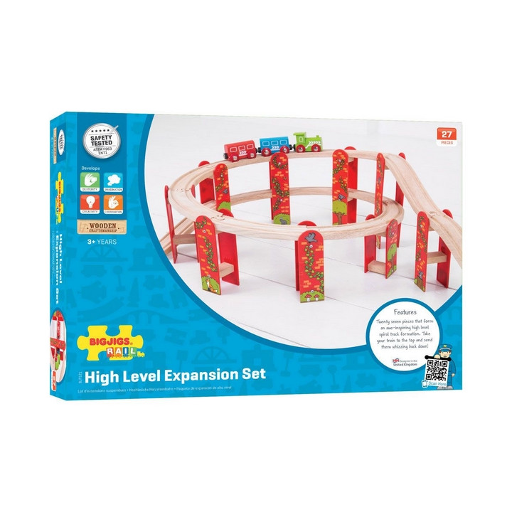 Bigjigs Rail Víceúrovňový set kolejí