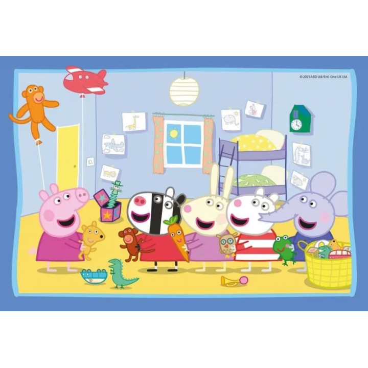 Ravensburger Prasátko Peppa: Peppino dobrodružství 2x12 dílků