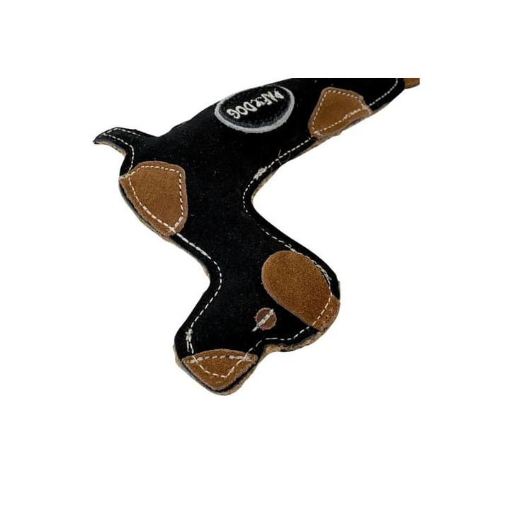 PafDog Jezevčík Tony Hračka pro psy z kůže a juty 26cm