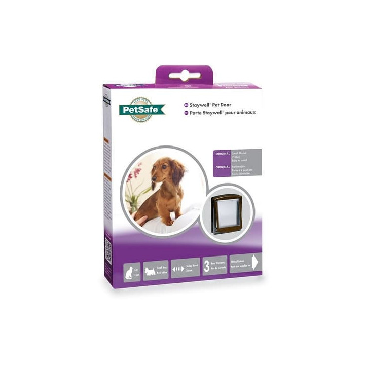 PetSafe® Dvířka Staywell 730 Originál, hnědá, velikost S