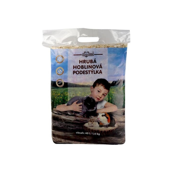 LIMARA Hrubá hoblinová podestýlka 40l/1,6Kg