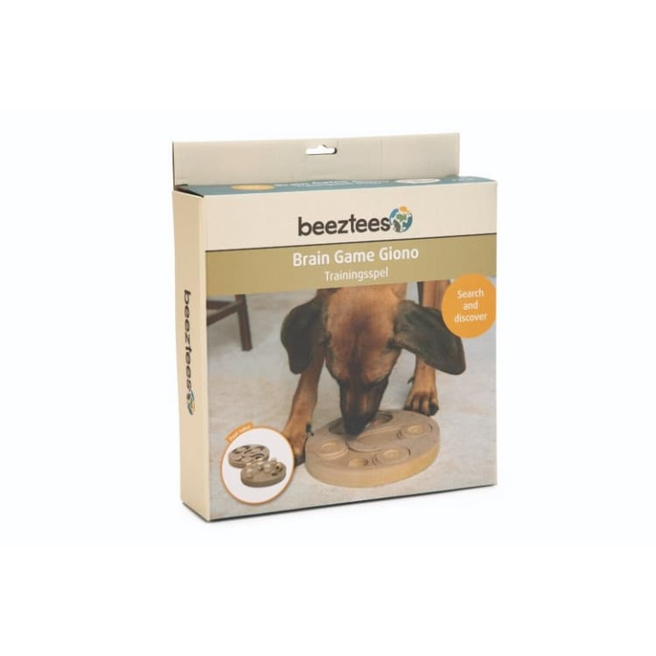 Beeztees Interaktivní dřevěná hračka GIONO 2v1 25 cm