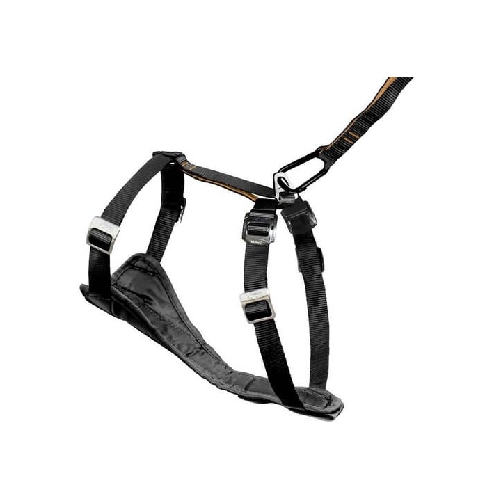 Kurgo® True Fit Enhanced Strenght Bezpečnostní postroj pro psy s autopásem černý M