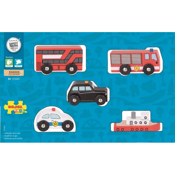 Bigjigs Rail Městská auta