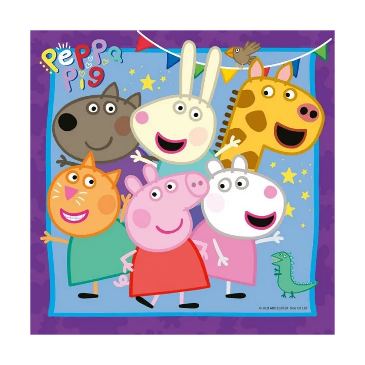 Ravensburger Prasátko Peppa 3x49 dílků