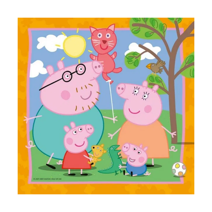 Ravensburger Prasátko Peppa 3x49 dílků