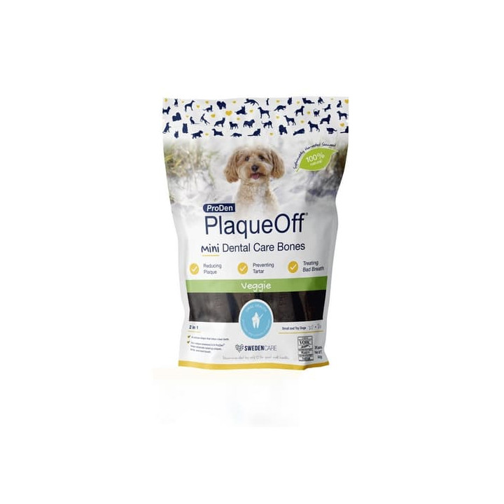 ProDen PlaqueOff® Mini Dental Bones zeleninové 340g
