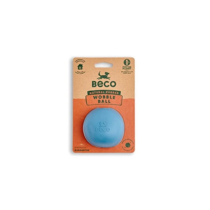 Beco Wobble Ball Hračka pro psy modrá 7,6cm