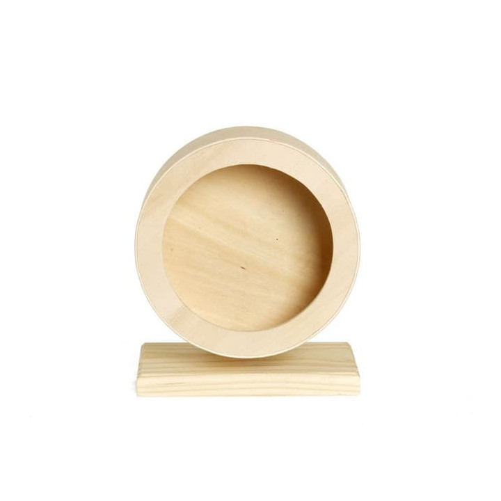 Karlie Dřevěné běhací kolo pro hlodavce, průměr 15cm