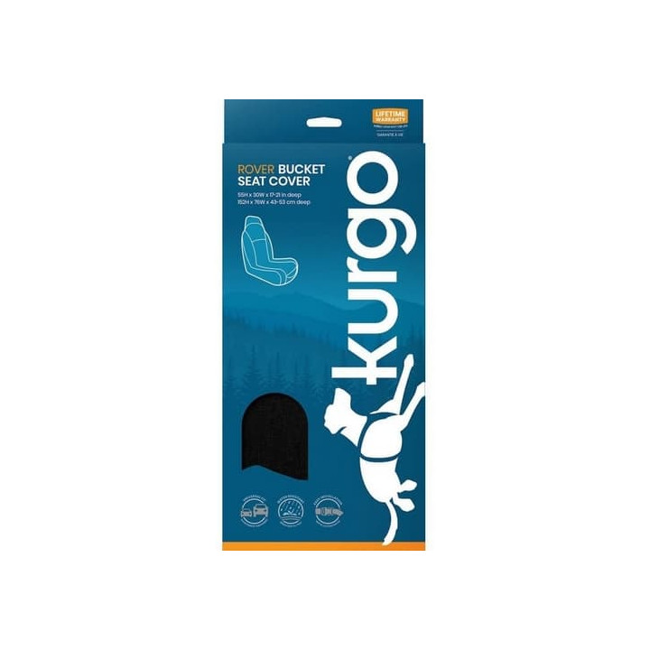 Kurgo® Ochranný potah na přední sedadlo Co-Pilot Bucket Seat Cover černý