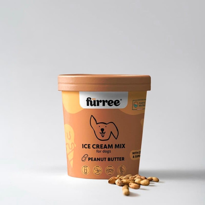 Fürree Ice cream Peanut Butter Zmrzlina pro psy 60g