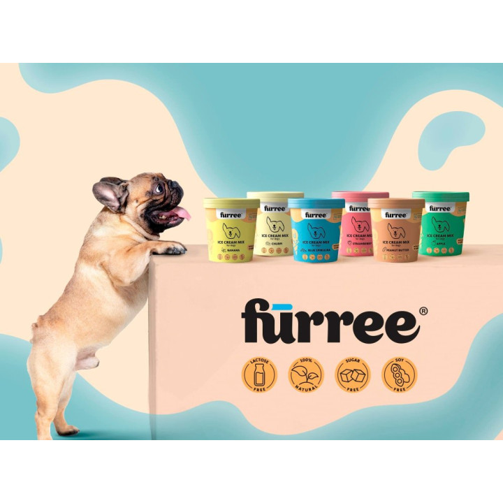 Fürree Ice cream Peanut Butter Zmrzlina pro psy 60g