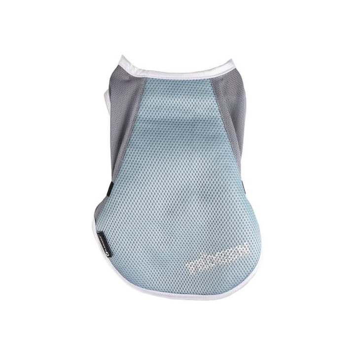Flamingo Chladící vesta pro psy modro/šedá S 30cm