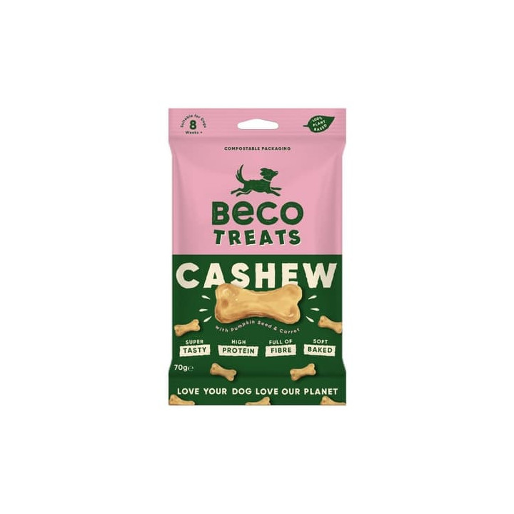 Beco Treats Odměna pro psy Cashew 70g