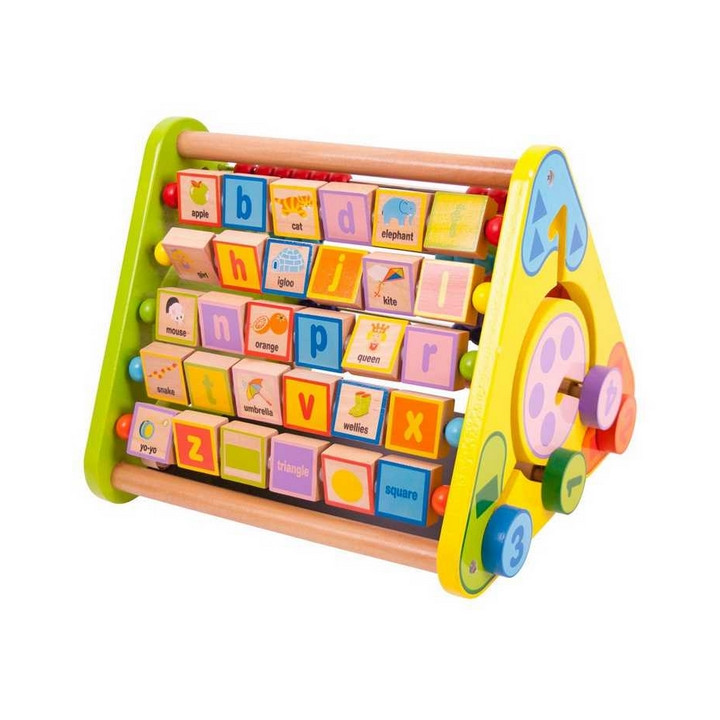 Bigjigs Baby Aktivní trojúhelník s angličtinou
