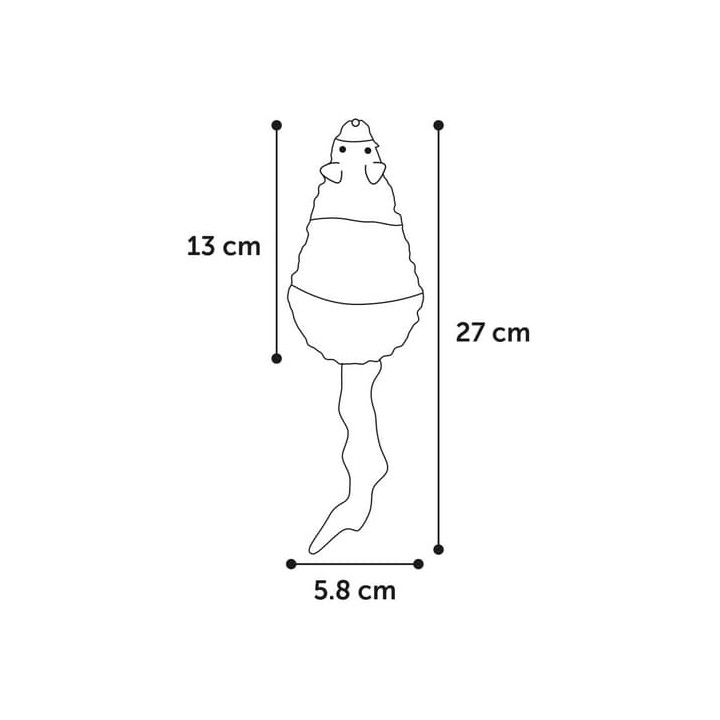 Flamingo Griso Hračka pro kočky Myška 27cm