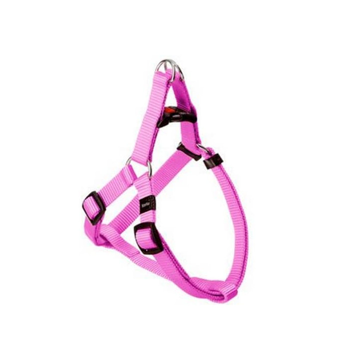 Flamingo Postroj pro psy nylonový růžový 20-35cm10mm vel. XS