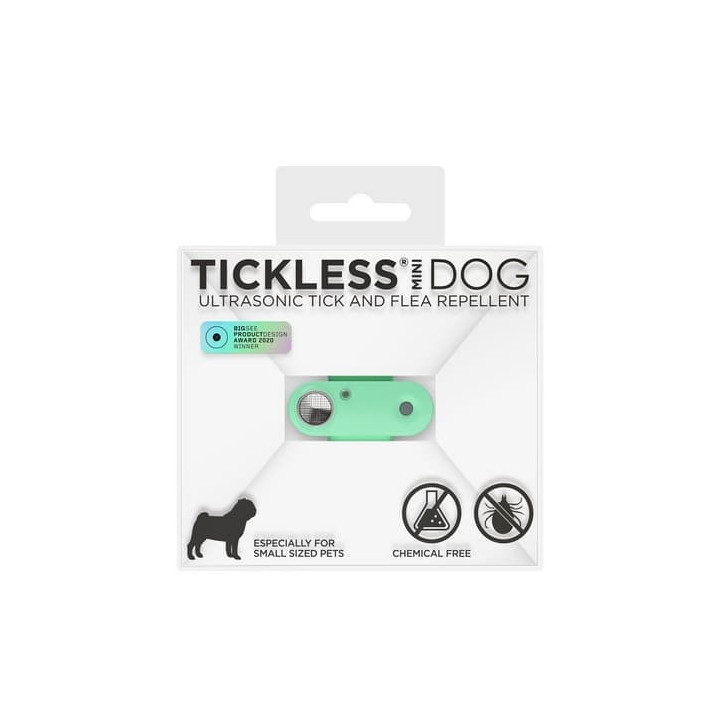 TICKLESS Mini dog Nabíjecí ultrazvukový odpuzovač klíšťat a blech Mentha green
