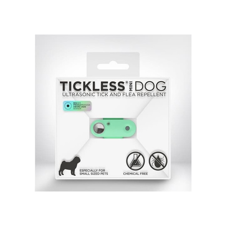 TICKLESS Mini dog Nabíjecí ultrazvukový odpuzovač klíšťat a blech Mentha green