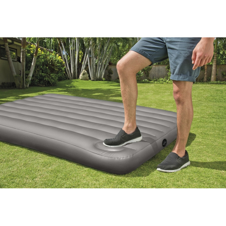 Intex 64762 Nafukovací postel Dura-Beam Full Downy 137x191x25 cm s nožní pumpou