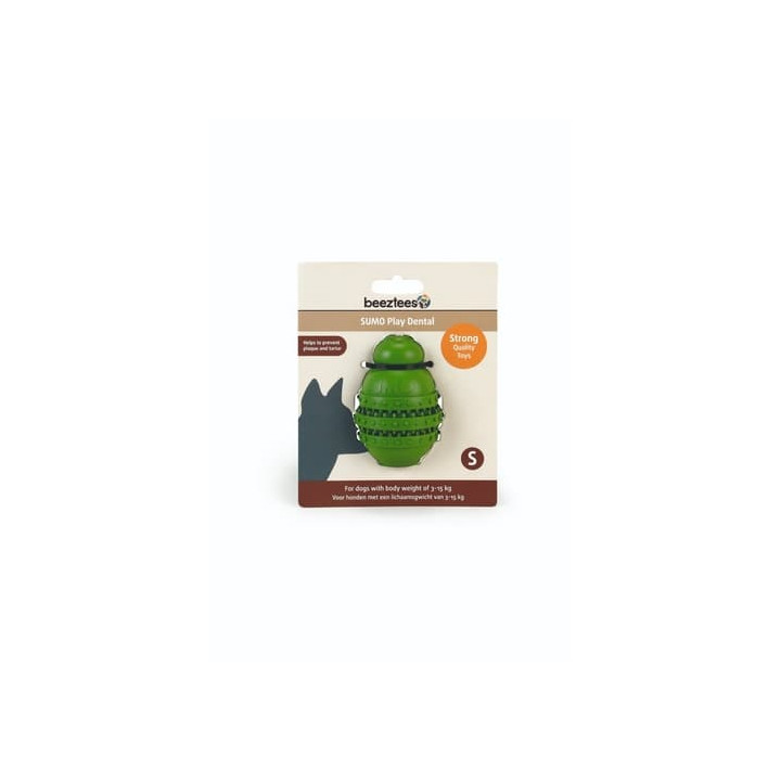 Beeztees Hračka Sumo Play Dental S zelený 6X6X8,5cm