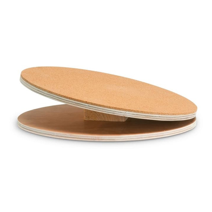 Karlie dřevěný cvičící disk s korkem pro hlodavce, průměr 30cm