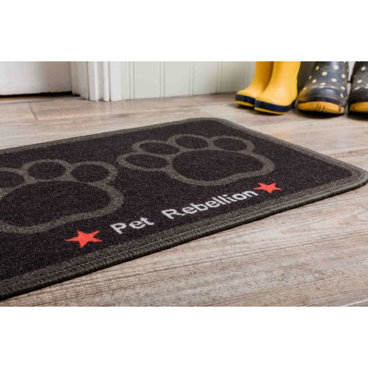 PET REBELLION Dinner Mate Jet black Kobereček pod misku 40x60cm