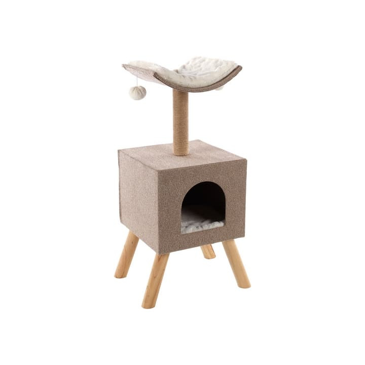 Flamingo Scandi Škrabací nábytek pro kočky 43x82x36cm