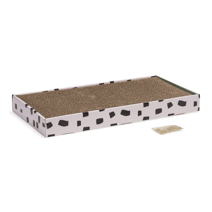 Beeztees Škrabadlo pro kočky kartonové JIXY 47x24x4,5cm