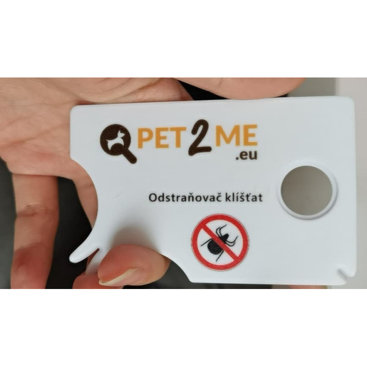 Pet2Me Odstraňovač klíšťat s lupou