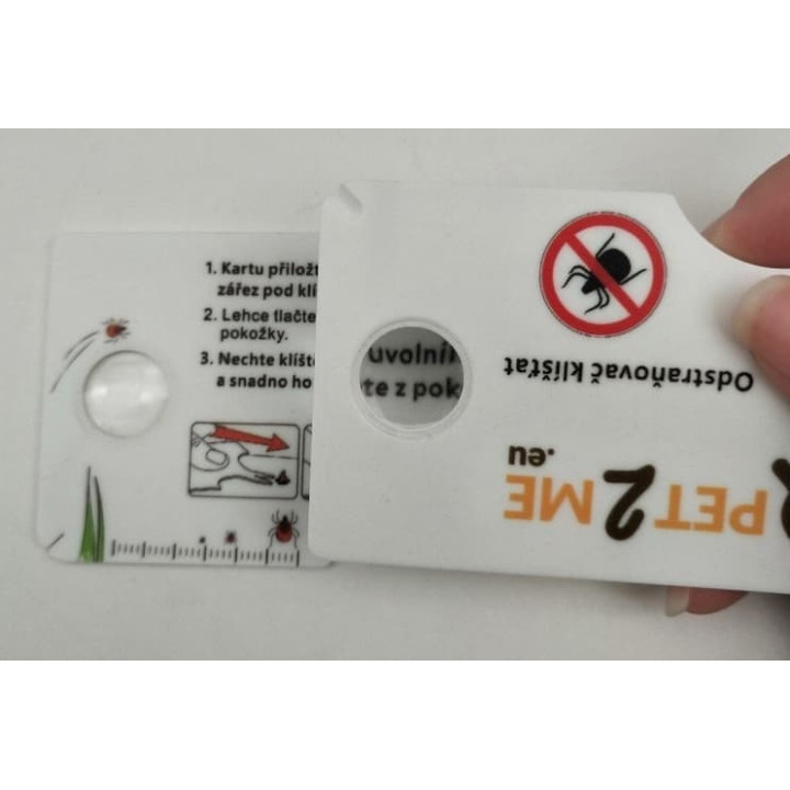 Pet2Me Odstraňovač klíšťat s lupou