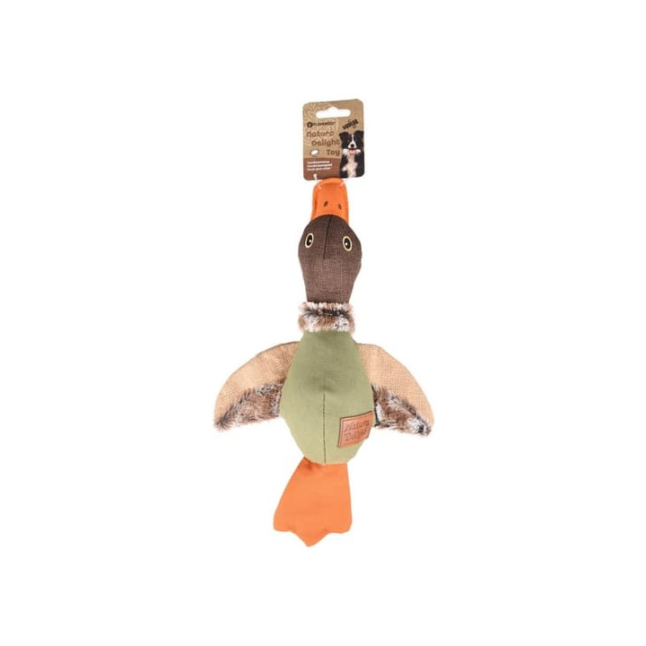 Flamingo Natura Delight Hračka pro psy Kachna 35cm