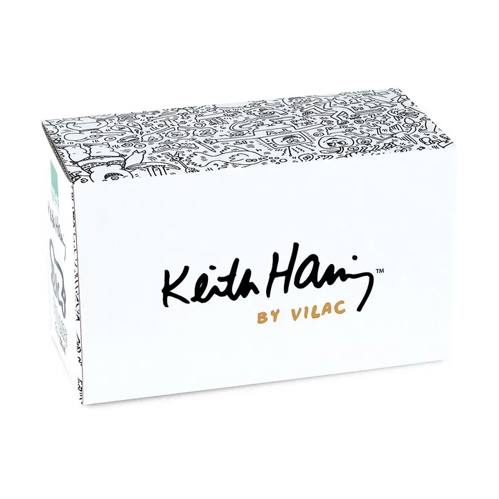 Vilac Dřevěná pokladnička Keith Haring