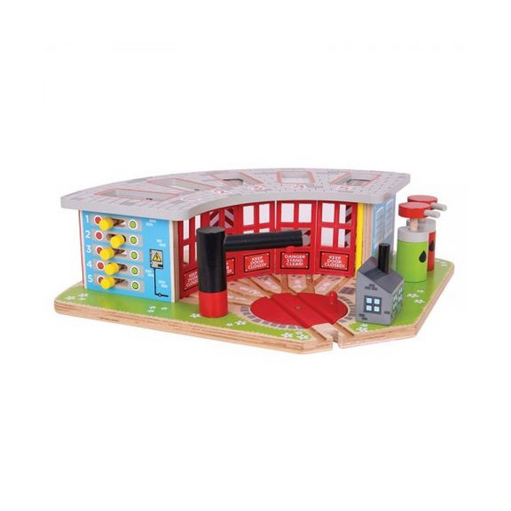 Bigjigs Rail Exkluzivní depo pro 5 vláčků