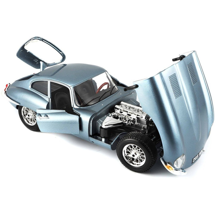 JAGUAR ,E,COUPE 1:18 metalíza