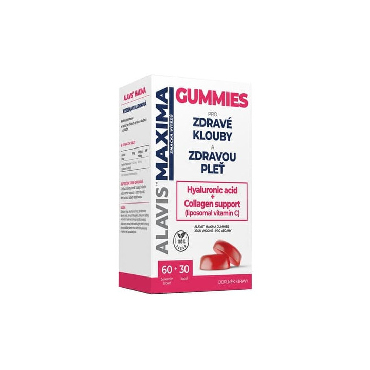 ALAVIS MAXIMA Gummies 60 tablet + 30 kapslí