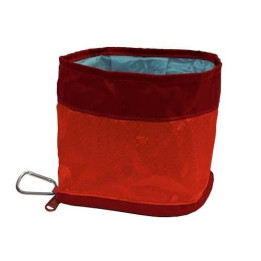 Kurgo® Cestovní miska pro psa Zippy Bowl červená
