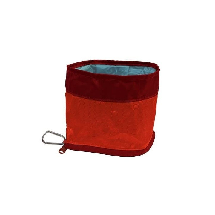 Kurgo® Cestovní miska pro psa Zippy Bowl červená