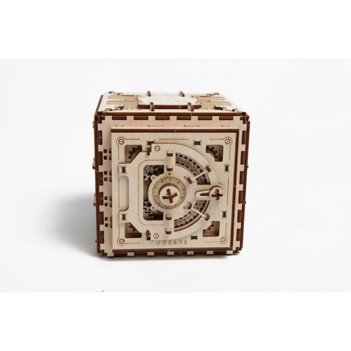 Ugears 3D dřevěné mechanické puzzle Trezor